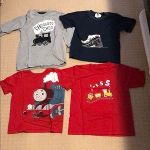 4 boys 4T/5T train shorts.